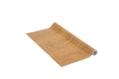 Adhésif décoratif basic chêne foncé 1,50 x 0,45 m VENILIA