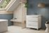 Meuble de salle de bains Cies 3 tiroirs L80 x H84 x P45 cm panneau de particules blanc