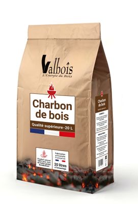 Charbon de bois 20 litres VALBOIS