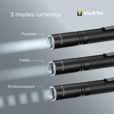 Lampe torche Alu F10 pro 175 lumens VARTA