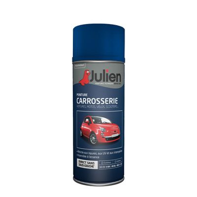 Bombe de peinture carrosserie bleu Monaco nacre métal 400 mL - JULIEN