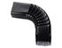 COUDE LATERAL INTERIEUR ALU NOIR