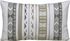 Coussin rectangulaire 30 x 50 cm imprimé motif Ethnic coloris gris taupe SADY'S TRADING