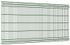 Panneau de grillage rigide Hybrid L.2,50 x H.1,52 m vert FERRO BULLONI