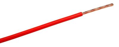 Fil électrique H07V-R 6 mm² semi-rigide rouge au mètre - NEXANS