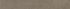 Plinthe carrelage sol intérieur rectifiée taupe London 7.2 x 60 cm NOVOCERAM