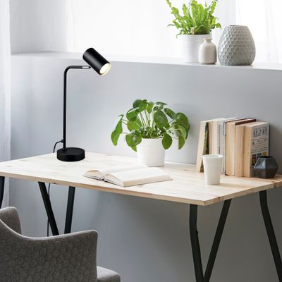 Lampe à poser GU10 Marley noir 5W - TRIO