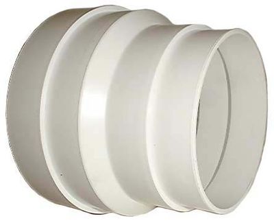 Réduction conique en PVC 100 - 125 mm pour gaine VMC AUTOGYRE