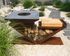 Brasero de cuisson G5 corten avec plaque plancha, grille et couvercle de protection ARTISS