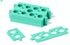 Cale plate ep. 2, 3 et 5 mm en seau de 300 pièces JOUPLAST TMP CONVERT