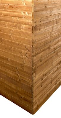 Abri de jardin en bois traité avec plancher 1,35 m², Livraison à domicile incluse - HABRITA