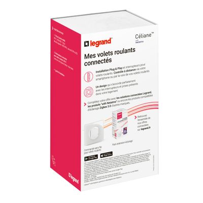 Pack de démarrage volets roulants connectés Titane - Céliane with Netatmo LEGRAND