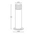 Borne extérieur GU10 40cm Focus anthracite IP44 35W - COREP