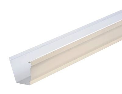 Gouttière moulurée aluminium sable L. 2 m EDILIANS