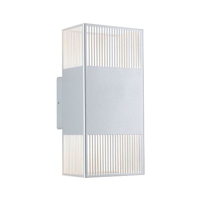 Applique extérieur LED IP44 640 lumens lumière blanc chaud Argent - Tharin PAULMANN