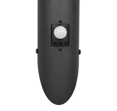 Applique extérieur E27 détecteur de mouvements Trioto noir IP44 25W - TRIO