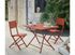 Table de jardin pliante GUERIDON aluminium terra 110 x 70 cm, Livraison à domicile incluse - PROLOISIRS