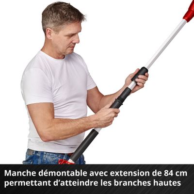 Elagueuse télescopique à batterie 18 V guide 20 cm GC-LC 18/20 Li T EINHELL