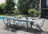 Table de jardin à rallonge ELISE aluminium graphite/gris perle 200 x 300 cm - PROLOISIRS