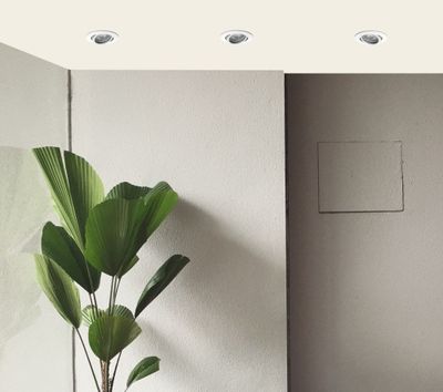 Spots LED encastrables orientables module remplaçable lumière blanc neutre Blanc par 3 - Ruby ARLUX