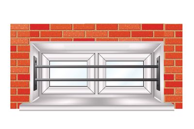 Grille de défense téléscopique de 99 à 188 cm 2 barreaux MOTTEZ