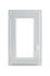 Fenêtre PVC blanc 1 vantail tirant gauche H.75 x l. 40 cm CLOSY