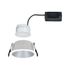 Spot LED encastrable salle de bain IP65 module remplaçable anti-éblouissement Blanc/argent - Cole PAULMANN