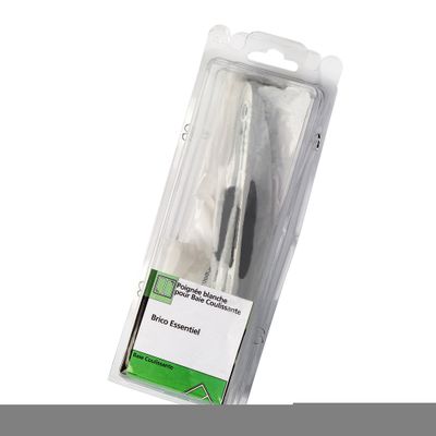 Poignée intérieure blanche Essentiel pour baie coulissante aluminium CLOSY