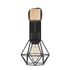Applique TOWNSHEND noire et bois E27 60W EGLO