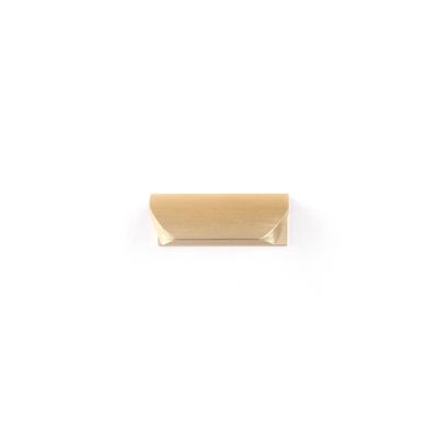Poignée profil aluminium laiton entraxe 32 mm REI