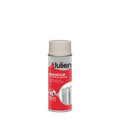 Peinture en aérosol spéciale radiateur lin clair satin 400 mL - JULIEN