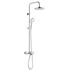 Colonne de douche thermostatique chrome Mila - EDOUARD ROUSSEAU