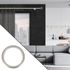 Anneaux silencieux en métal diam 42 mm Finition Chromé mat par 10 - MOBOIS