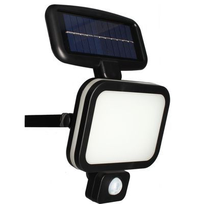 ARLUX Spot LED solaire sur piquet orientable Spiky 230V 4W 270lm 4000K noir