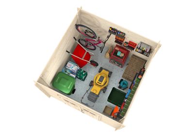 Abri de jardin bois Zoé3 Naturel 5,8m2 Livraison à domicile incluse