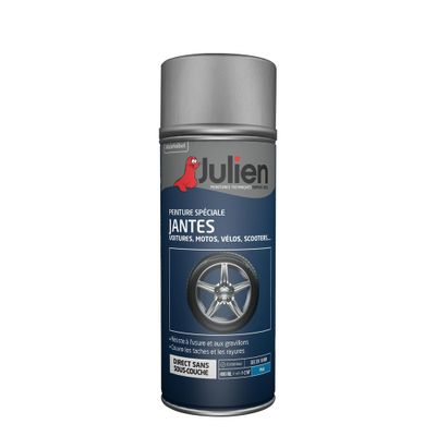 Bombe de peinture spécial jante noir mat 400 mL - JULIEN