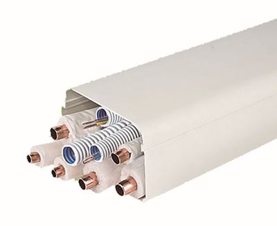 Goulotte rigide climatisation 80 x 60 mm longueur 2 mètres - AUTOGYRE