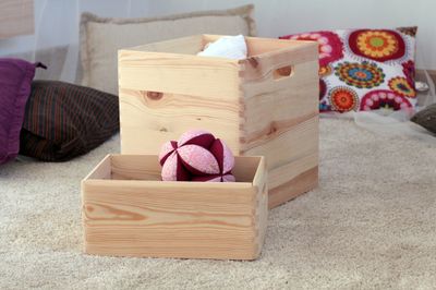 Caisse en bois 30 x 20 x 14 cm sans couvercle