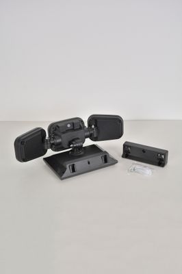 Projecteur extérieur LED solaire + détecteur de mouvements Horus noir IP44 600 lumens lumière du jour - COREP