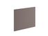 Porte pour meuble hotte de cuisine Lotus basalte mat 42 x 60 cm OFITRES