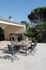 Table de jardin rectangulaire TERAMO en aluminium 180/240x90x77 cm PROLOISIRS