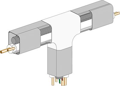Té pour goulotte clim 80 x 60 mm - AUTOGYRE