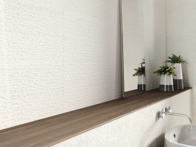 Faïence blanche murale intérieur neige OZONE ép 9 mm 30 x 60 cm paquet de 1.26 m² BALDOCER