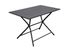 Table de jardin pliante GUERIDON aluminium graphite 110 x 70 cm, Livraison à domicile incluse - PROLOISIRS