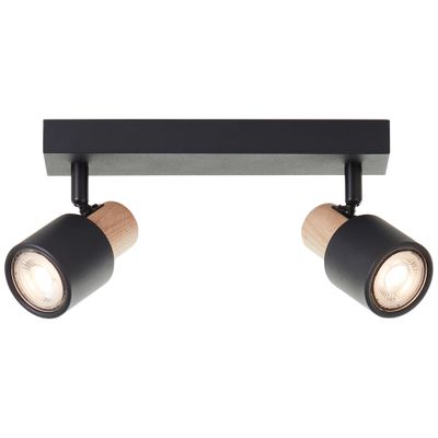Réglette PINI GU10 2x10W noir - BRILLIANT