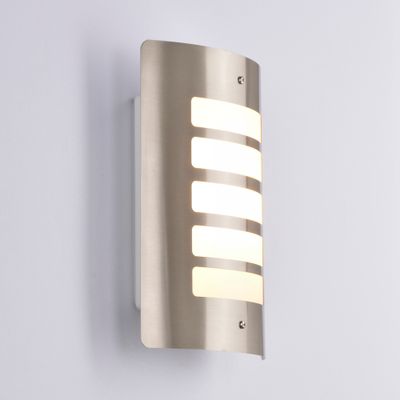 Applique extérieur E27 Harbour nickel brossé IP44 20W - COREP