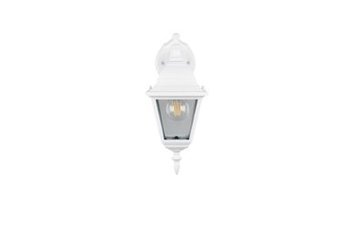Applique extérieur descendante E27 Livenza blanc IP44 60W - TRIO