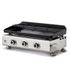Plancha à gaz 3 brûleurs Silvia II G Fonte BRASERO