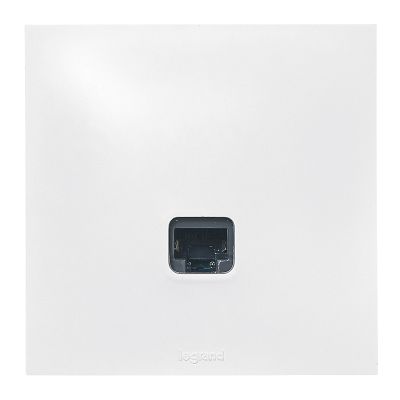 Prise RJ45 encastrable complète Blanc - Neptune LEGRAND