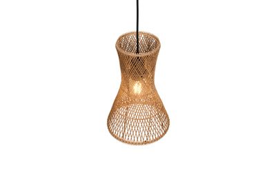 Suspension E27 Bijou fil de papier naturel 10W - CASALUM